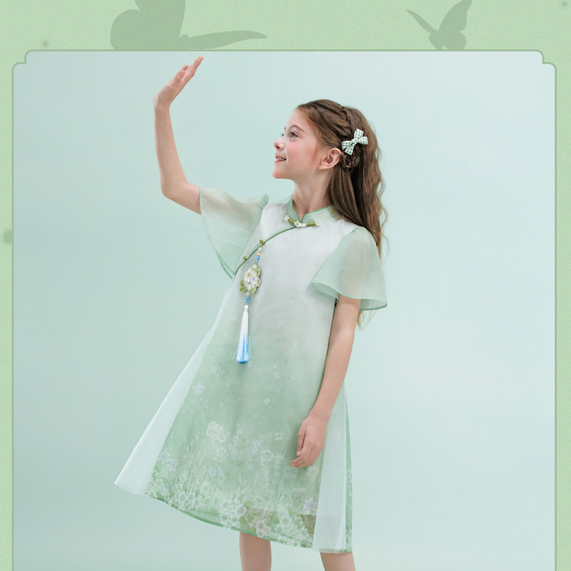 笛莎/Deesha 【观山见】2026年夏季新款女童连衣裙