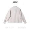 SDSA男士秋冬新款痞帅男装简约纯色亲肤翻领长袖衬衫百搭休闲衬衣 商品缩略图4