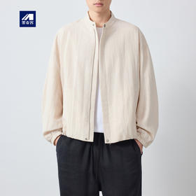 墨麦客男装高智通勤立领休闲外套男2026春款老钱风男士夹克81622.