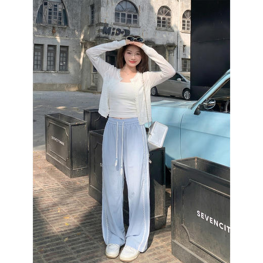 <曾小咸推荐>4.17现货秒杀 ！微信超特价！韩系抽绳蕾丝边休闲裤 日常199.99 立减120 秒杀79.99！！ 商品图1