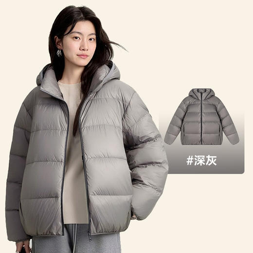 笛莎Deesha  【轻炉亲子系列】亲子装童装女童羽绒服儿童三防冬季外套 商品图0