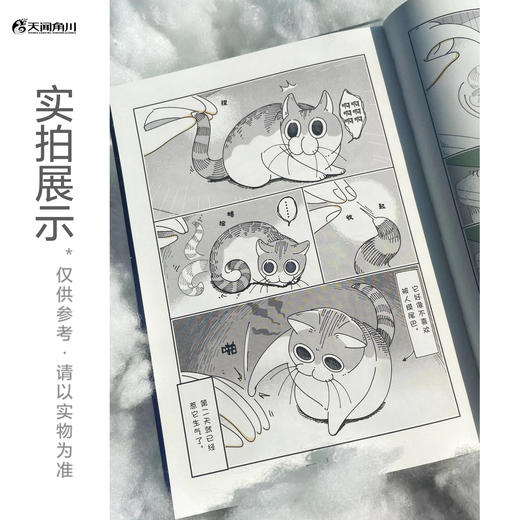 【预售】与猫共度的夜晚. 1（随书赠送精美书签4张）关于养猫我一直是新手，幽默搞笑萌宠猫咪丘尔嘉不可思议的日常生态，全彩漫画 商品图2