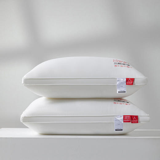 日式无印三防枕芯良品枕头a类单人酒店民宿枕防油防水防污柔软枕 商品图1