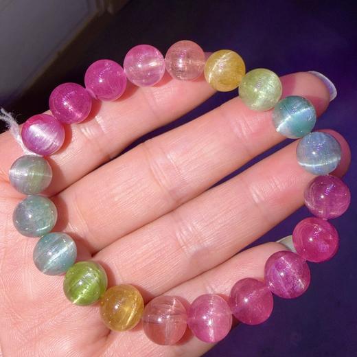 9.8mm彩虹碧玺手链 商品图4