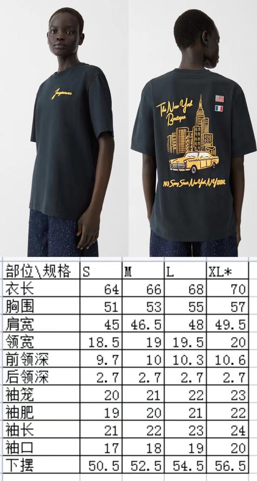 F0306101春夏新款纽约精品店限定印花短袖T恤 商品图14