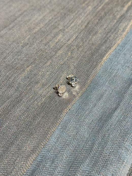 Rosa Maria 26SS MUSCA 八切原矿钻手工纯银耳饰 商品图0