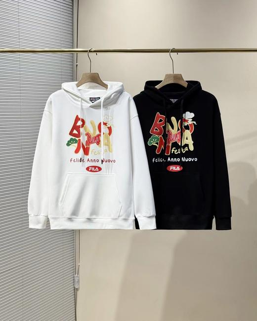 F0306121男女同款连帽卫衣不起球抗静电2026春夏新款情侣上衣 商品图0