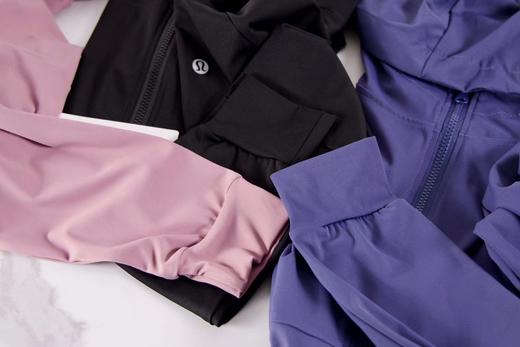 F030670瑜伽服连帽拉链运动外套宽松休闲夹克拉链开衫 商品图5