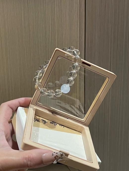 F030653单圈时尚百搭ins风海蓝宝水晶手链手串 商品图5