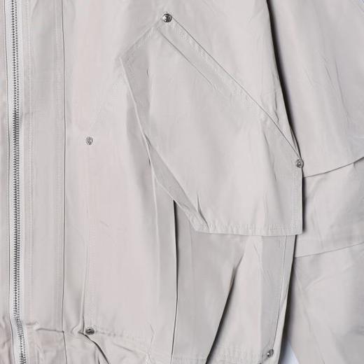 SDSA男装2026新款高贵轻奢复古工装风翻领夹克大口袋铆钉外套宽松 商品图2