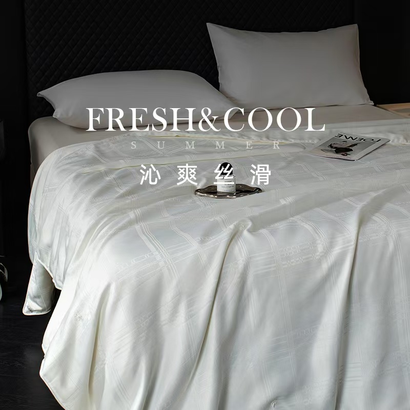 新品优质蚕丝夏被