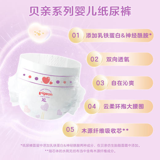 贝亲婴儿纸尿裤（新生透氧）NB-XL 商品图1