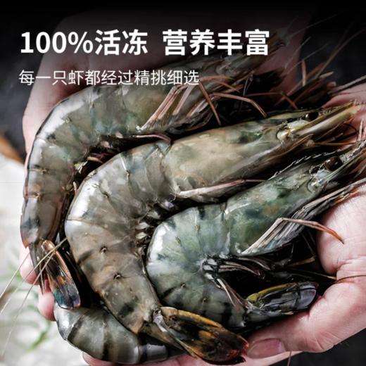 【顺丰发货！比手掌还大得黑虎虾！】东山十八景 泰国活冻黑虎虾 1kg/盒（21-25只） 只只精选 壳薄肉大 活冻锁鲜工艺 保证虾肉肉质紧实鲜甜 商品图5