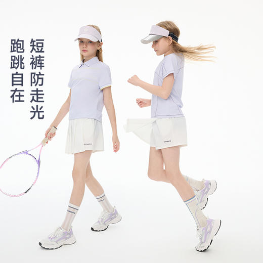 onmygame26夏新品【精英网球】女童裙子防晒裙裤A字半身裙运动裙GQ1E119750 商品图3