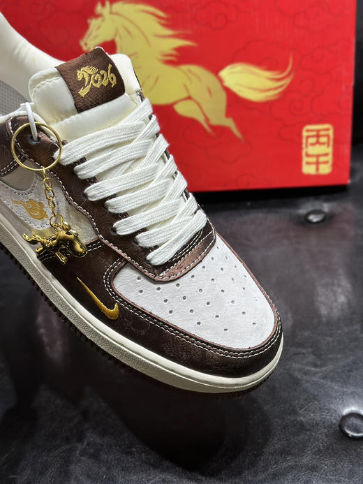 春季特惠💰430 马年限定 # NK Dunk LOW Year Of The Horse 空军一号 防滑耐磨 低帮 板鞋 男女同款 马到功成 迎新 限定款 商品图7
