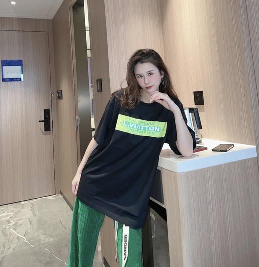 驴家25ss绿箭印花字母短袖T恤（DY） 商品图2