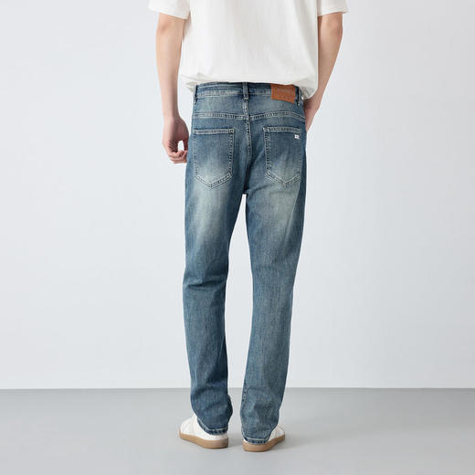 墨麦客男装高智通勤牛仔裤2026春季新款复古小直筒男士裤子97367. 商品图4