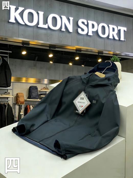 F030610户外情侣款连帽软壳冲锋衣防风防水透气加薄绒外套 商品图4