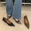 【69.9/双】高级感细跟尖头单鞋女新款秋季小香风百搭高跟鞋软底四季瓢鞋聚★为爱严选 商品缩略图0