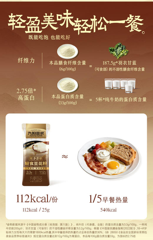 【新品豆花】羽衣甘蓝轻食豆花粉自立袋（26g*7条）轻食代餐 商品图7