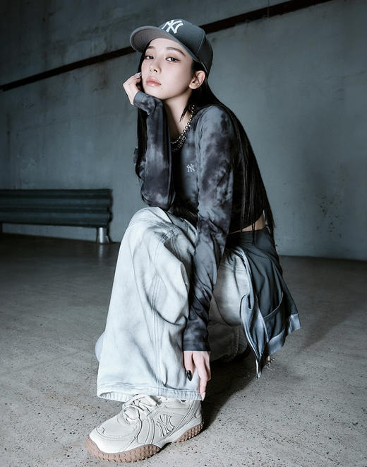 MLB Karina张康乐同款男女韩系复古豆豆薄底鞋 商品图0