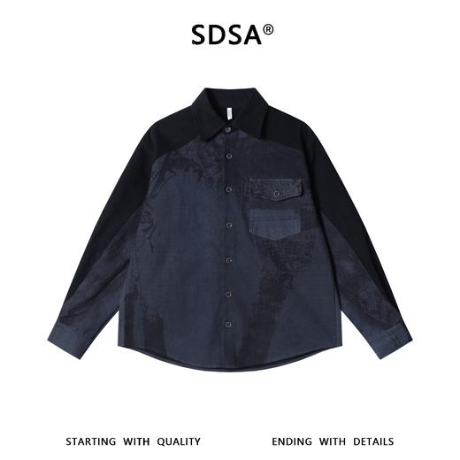 26CS26SDSA男装2026新款高贵轻奢设计师百搭撞色印花长袖衬衫百搭宽松 商品图1