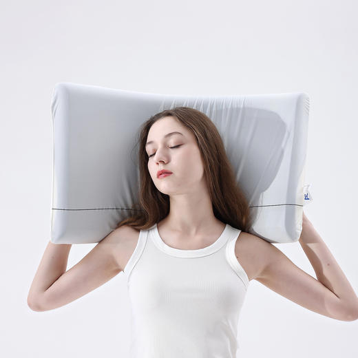 双芯记忆棉枕头  触感亲肤软糯  慢回弹深睡枕 商品图4