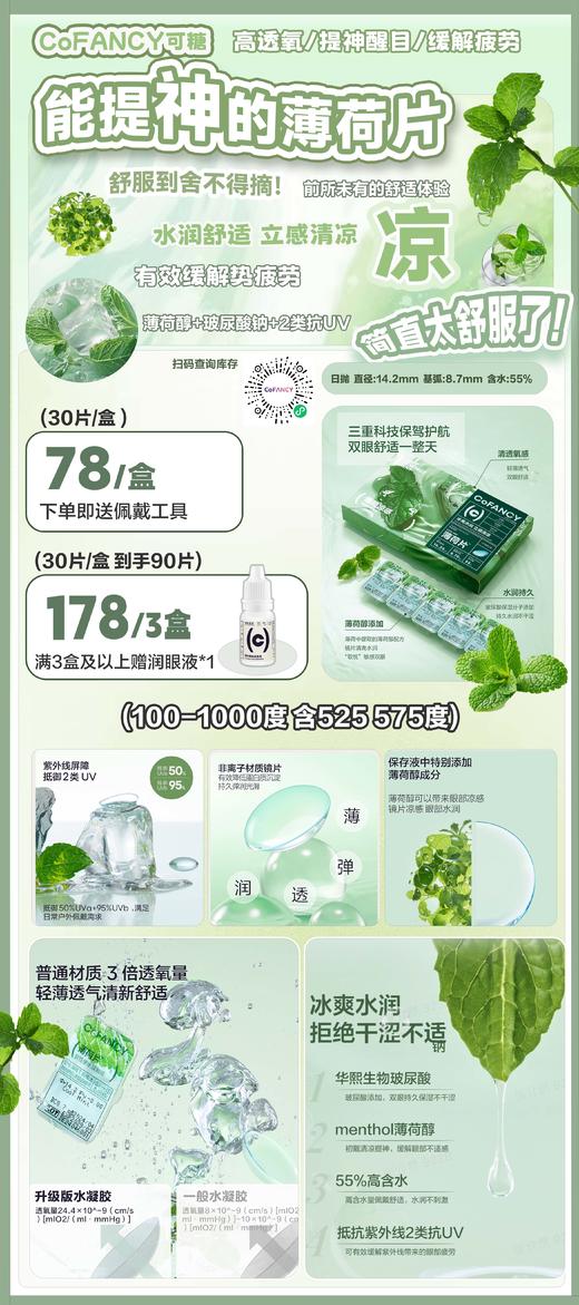 cofancy可糖【结束前通知】薄荷片 商品图0