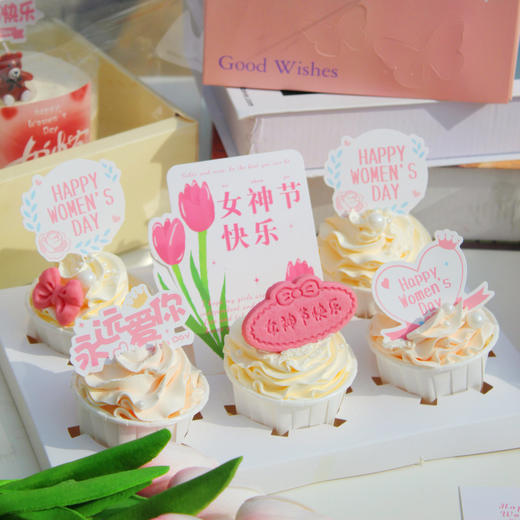 【38女神节蛋糕】6个装纸杯蛋糕 商品图1