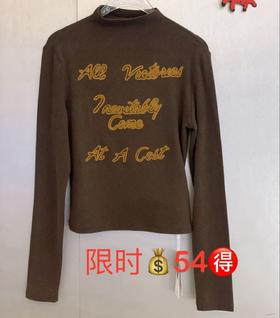 NC拼色字母印花长袖T恤51101冬季630204204207
