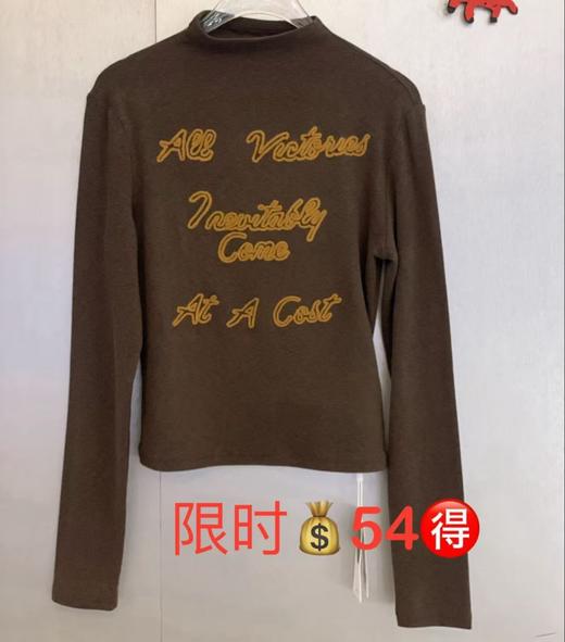 NC拼色字母印花长袖T恤51101冬季630204204207 商品图0