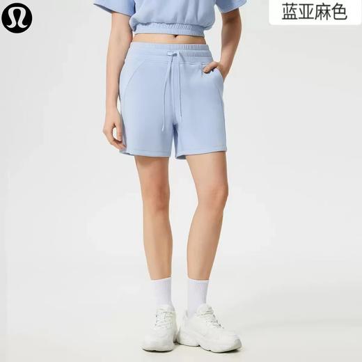 F030667夏季吸湿排汗健身跑步运动短裤女休闲通勤松紧腰宽松瑜伽裤 商品图3