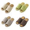日式无印凉席底拖鞋良品夏季家居拖鞋纯色凉拖鞋地板防水拖鞋纯色 商品缩略图0