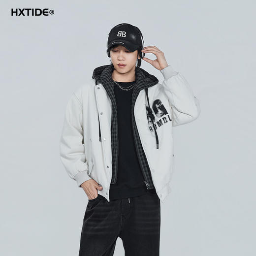 【新品上新】HX 冬季带帽茄克衫C105540038101 商品图3