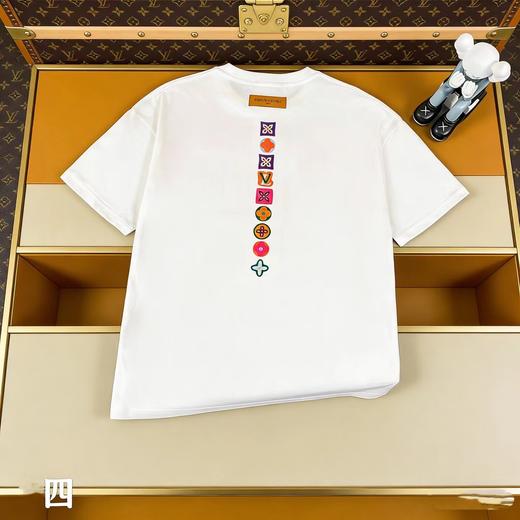 F030612新款日常通勤多巴胺logo刺绣款短袖圆领T恤 商品图9