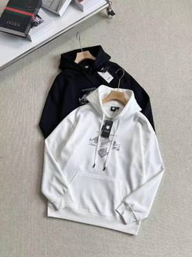 F030624棉质混纺休闲运动宽松舒适男士连帽卫衣