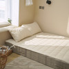 日式无印西川亚麻床垫良品纯色棉麻床护垫民宿用床垫夹棉床褥棉麻 商品缩略图3