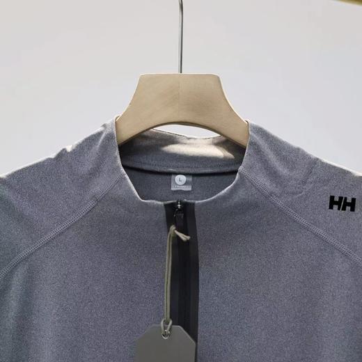 F030629休闲户外速干高弹力舒适运动无痕拉链设计上衣 商品图6