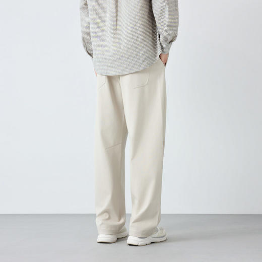 墨麦客男装美式休闲垂感裤子男2026春季新款松紧腰男士裤子91552. 商品图4