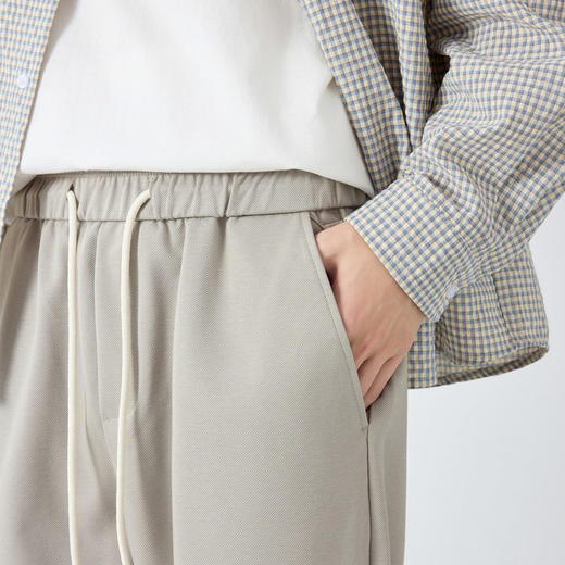 墨麦客男装高智通勤松紧腰休闲裤男2026春新款小直筒裤子男91547. 商品图1