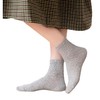 日式无印女款纯色袜子良品棉袜子秋冬保暖五分袜简约出口棉袜新 商品缩略图4