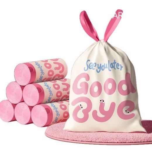 垃圾袋家用加厚手提式特厚厨余厨房专用免撕抽绳垃圾袋大号实惠装 商品图4