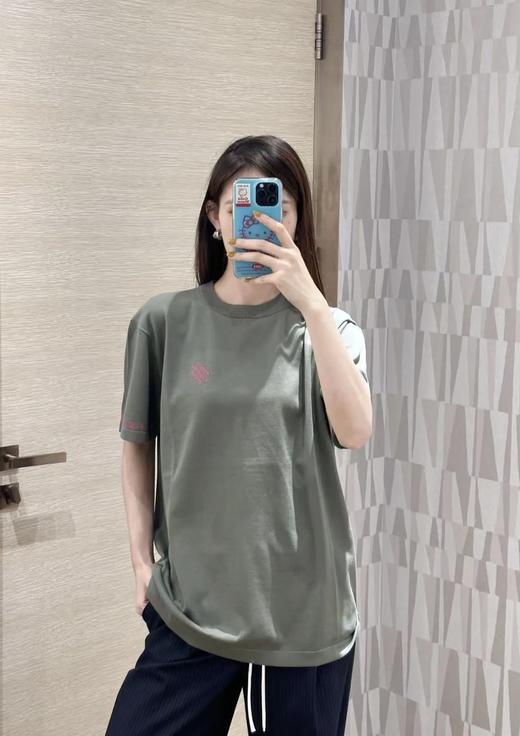 驴家25ss撞色提花标识针织短袖T恤（DY） 商品图0