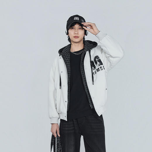 【新品上新】HX 冬季带帽茄克衫C105540038101 商品图5