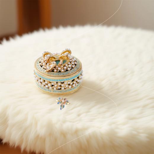 【彼达思】珍爱一生首饰盒+烟花耳饰组合 商品图1