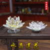 随葬品水晶转莲花骨灰盒摆件殡葬大全殡仪馆灵堂祭祀用品白事用 商品缩略图1