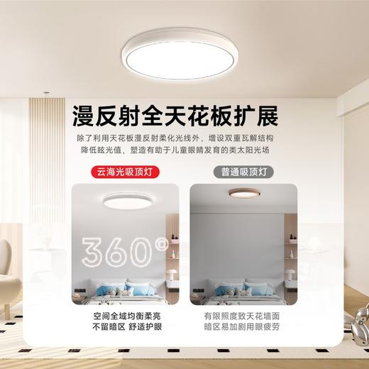 百孜上下发光吸顶灯|光线佳才有好视力！上下发光独立控制，光线冷暖随心调节，不伤眼不累眼 商品图3