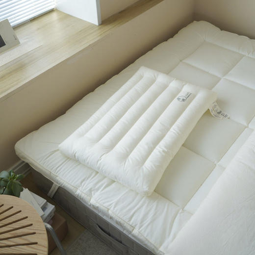 日式无印原棉烫画绗缝低枕芯纯色矮枕头良品成人全棉枕芯柔软 商品图3