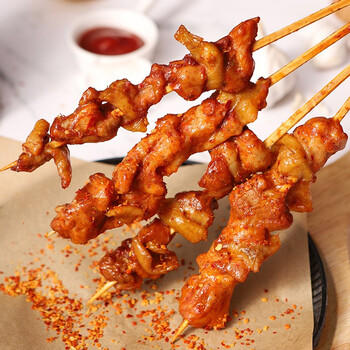 华都食品 椒香鸡腿肉串 2斤 冷冻 出口级 空气炸锅烧烤野餐户外食材 商品图1