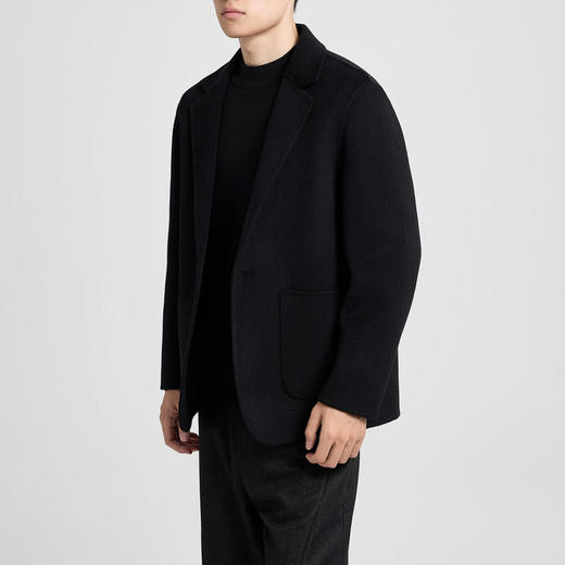 墨麦客男装羊毛双面呢外套男2025冬季新款高级感男士小西装81482. 商品图2